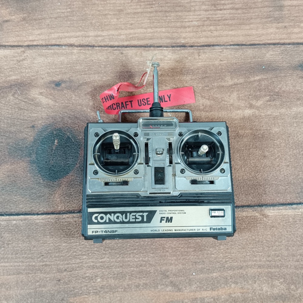 Vintage Futaba Conquest FP-T4NBF 72 MHz FM Radio Control Transmitter RC Aircraft